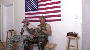 Jason Collins military blowjob, rimming, and cigars!