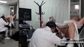 ginecologo cachondo se folla e esta chica de tetas gigantes