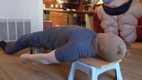 Bobbi Jo Smears Matt into the Board - View 1 (wmv)