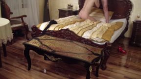 Fucking for money in a hotel room