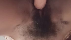 Hairy latina desi apsara riding on dildo