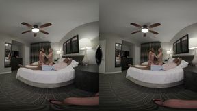 VR 180 3D The Hotwife Unicorn Joins In