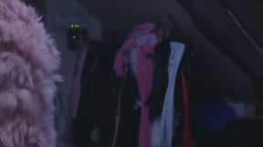 Slut mistress smoking a long cig