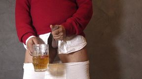 gianni ginestra drinks his own piss and cum