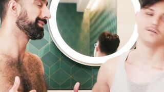 UNBRIDLED FURY Enzo Muller and Ali Rush Engulf Each Other in a SCORCHING Shower JerkOff Free For All