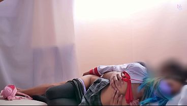 Colegiala montando a su Profesor Favorito