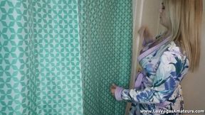 HD Kendra Lynn Pre Shower Dildo Masturbation Video