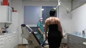 Gyn examination with patient Yvette