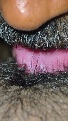 My hairy pussy liking my neiber men