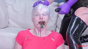 Anally Strapon Fucked Bdsm Teen 18+ Dominated By Lesbian And Makes Filthy Art With Delirious Hunter