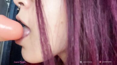 RED HEAD SMOKES A CIGARETTE AND GIVES A BLOWJOB #3 - SMOKING FETISH NYNPHE