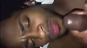 Black Amateur Takes Big Cock, Gets Facial