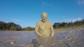 Late summer mud quarry bath