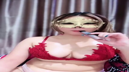 ( TELEGRAM @GEXCOM )  Matchalate Bra Merah Pamer Susu Gak Tahan Anu
