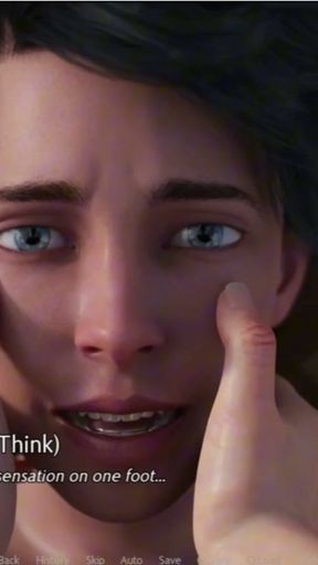 Walkthrough 3D game: student caresses the of a very beautiful woman with his tongue   Clip 2