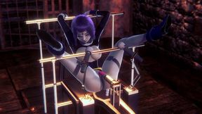 raven on a sex machine - titans porn