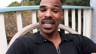 Katie Ray is a blonde who enjoys two black cocks