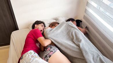 The stepmother is craving her stepson's cock because her husband won't fuck her.