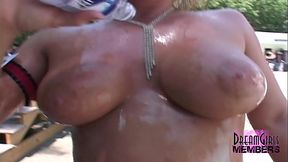 Skinny Dipping And Awesome Closeups At The Miss Nude Pageant