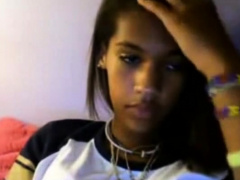 hot black teen on cam
