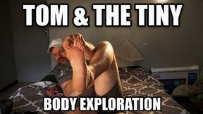 Giant Tom Lets Tiny Explore His Body - Feet, Ass & Armpits Humiliation