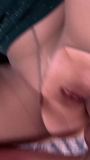 Hard Anal in Torn Pantyhose