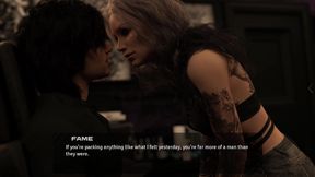 Move the Chains #15 - Two Goth Tattoo Artist Shares a Big White Cock