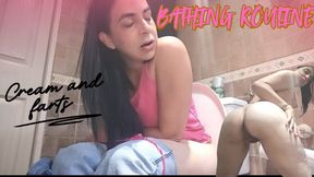 Cream + farts + bathroom seduction