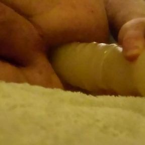 Straight guy shoves Dildo in ass