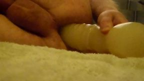 Straight guy shoves Dildo in ass