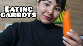 Eating carrots