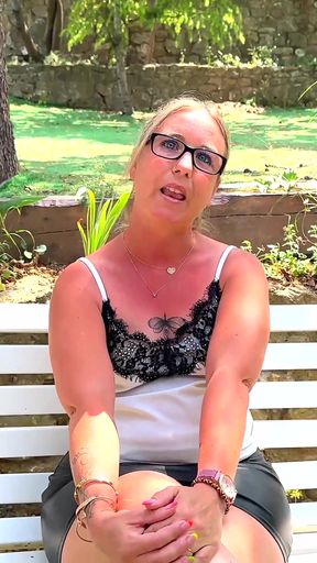 French MILF Marie Rides a Big Cock