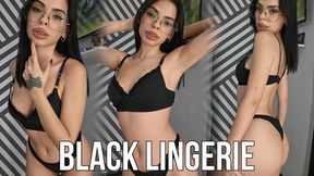 Black lingerie