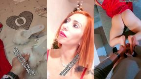 littleangel84 -le footjob de la mere noel !