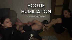 PBP Hogtie Submission with Double Foot Gagging Mistress Jennifer And Mistress Kelly