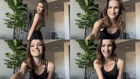 Flirty Playful Fat Humiliation Fetish - Your Skinny Girlfriend Teases You about Weight Gain