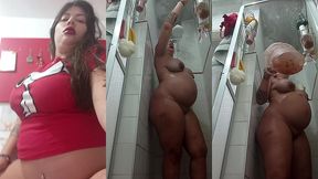 pamelapantera - - tirando a roupa e tomando banho gostoso