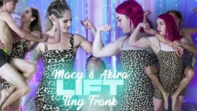 Macy Nikole and Akira Shell Lift & Carry Tiny Frank (HD MP4)