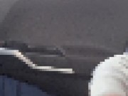 Masturbation　野外露出　見られそうなスリルが快感。車内でオナニー