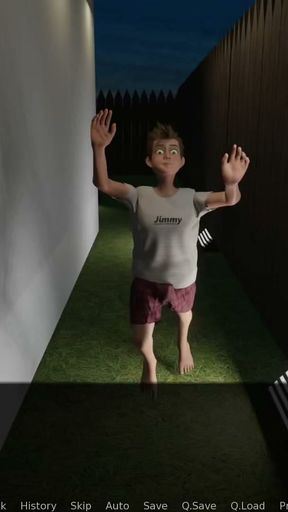 Jimmy's Awkward Adventures Part 8 (Teen neighbor does a masturbation show through the window)   Clip 1