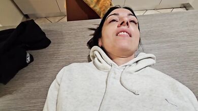 Italian milf wife gets pounded on kitchen table by big cock