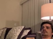 Eating My Own Delicious Cum from Glass