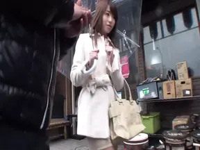 Married woman's first time using a sex toy monitor