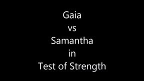 SAMANTHA VS GAIA IN TEST OF STRENGTH CHALLENGE , FULL MEETING