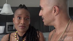 Jet Setting Jasmine Humiliates Hubby And Fucks Hung King Noire