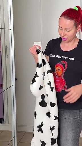 Silicone Catsuit Transformation