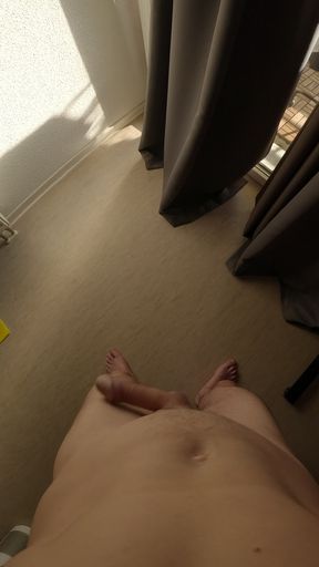 Big cock shaking
