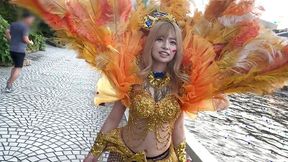 Reckless beauties with giant asses picked up at Samba