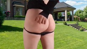 8 Pretty Bubble Butt Sweet Blonde Ass in Gothic Skirt