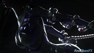 Alita battle angel bound and fucked by Atomic Heart machine